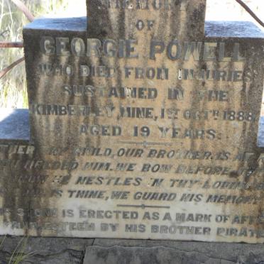 POWELL Frederick James -1889 :: POWELL Frances Jane 1833-1893 :: POWELL George -1888 