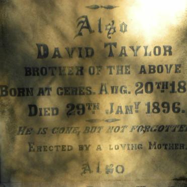 TAYLOR David 186?-1896