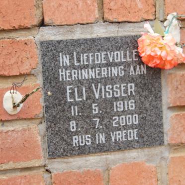VISSER Eli 1916-2000