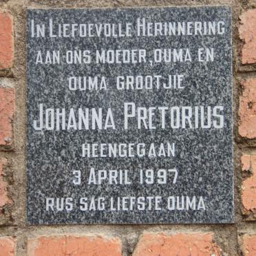 PRETORIUS Johanna -1997