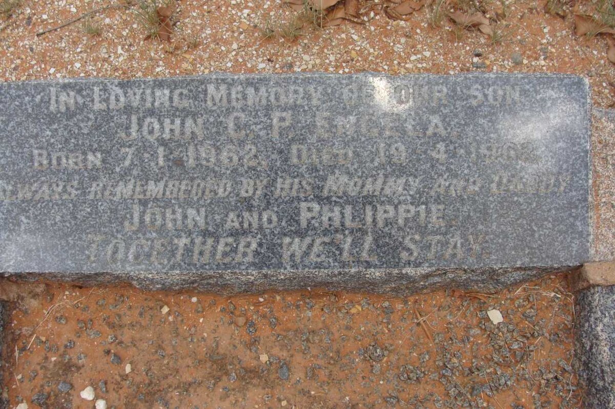 ENGELA John C.P. 1962-1962