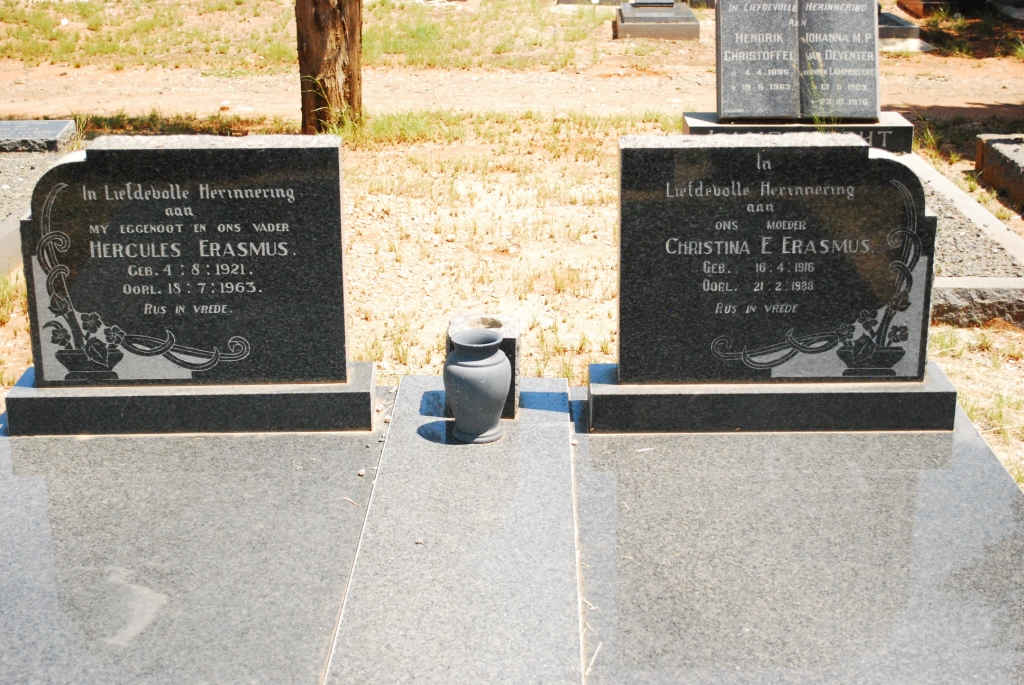 ERASMUS Hercules 1921-1963 &amp; Christina ?1916-19??