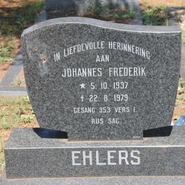 EHLERS Johannes Frederik 1937-1979