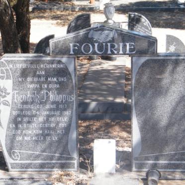 FOURIE Hendrik Philippus 1917-1987