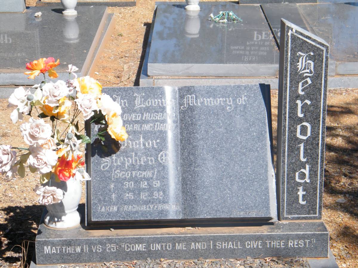 HEROLDT Victor Stephen 1951-1992