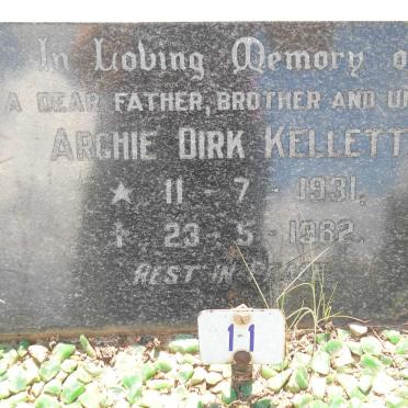 KELLETT Archie Dirk 1931-1982
