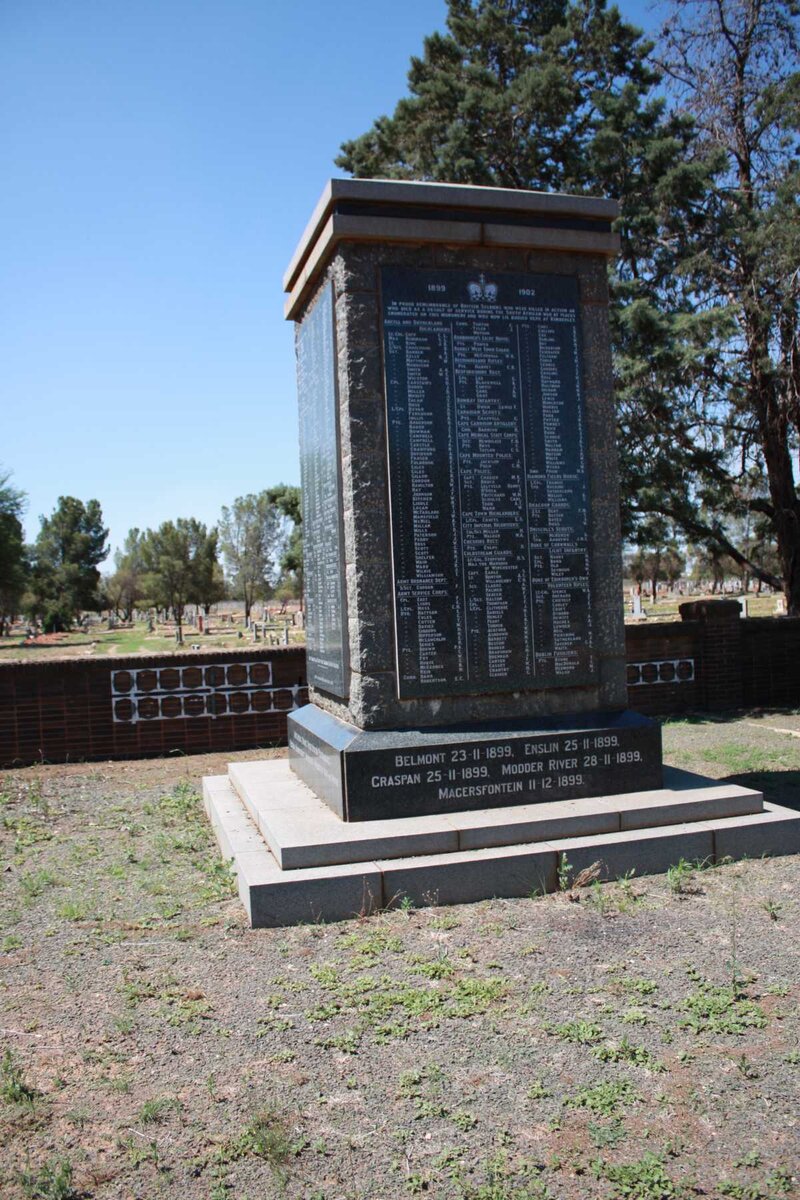 01. Memorial to British Soldiers killed 1899-1902