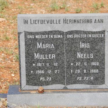 MULLER Maria 1917-1966 :: NEELS Iris 1960-1988