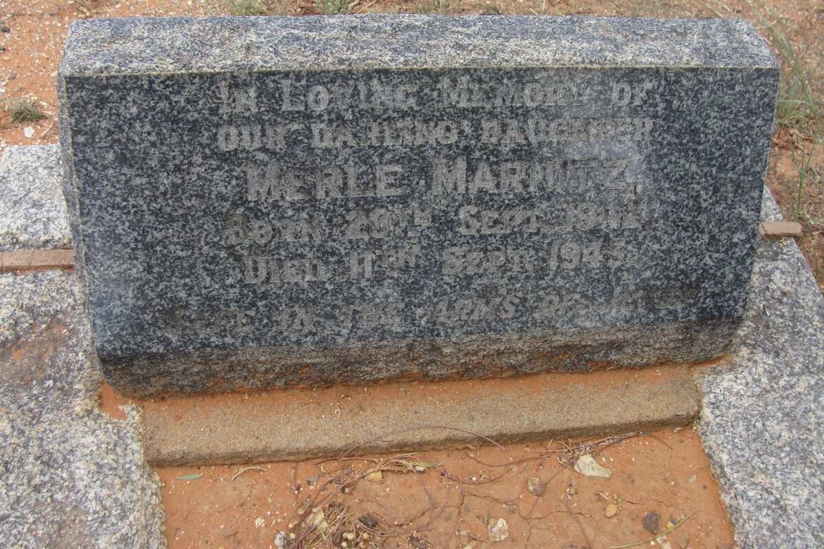 MARNITZ Merle 19??-1943