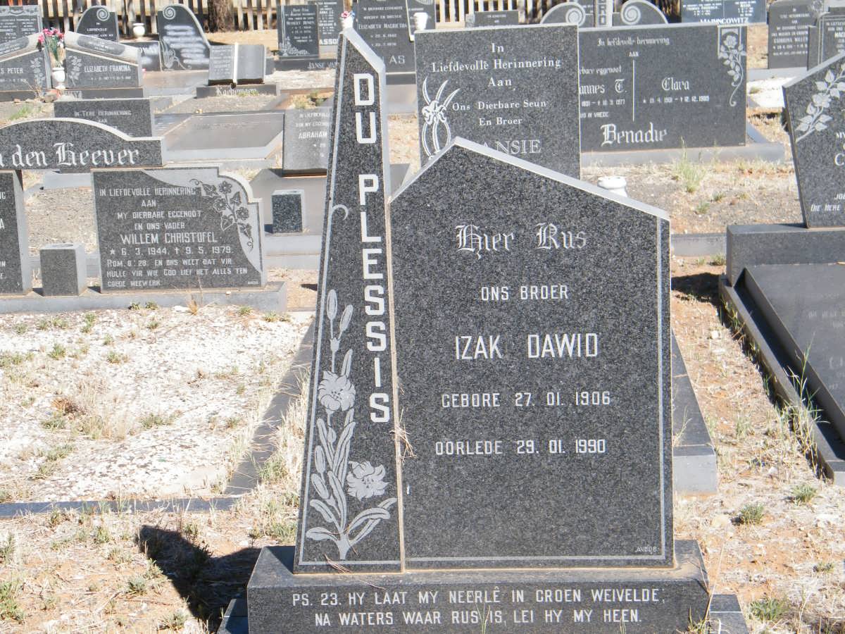 PLESSIS Izak Dawid, du 1906-1990