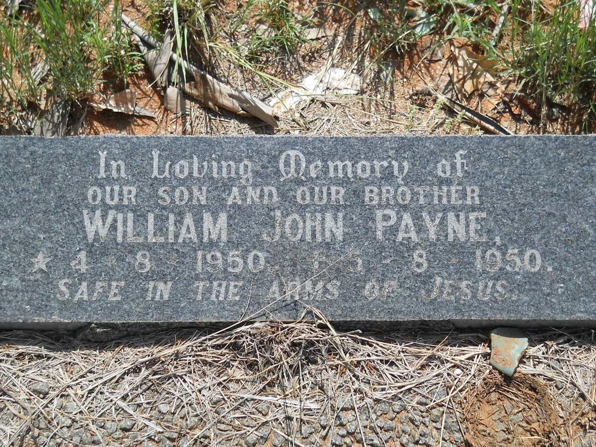 PAYNE William John 1950-1950