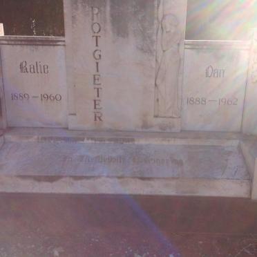 POTGIETER Daniel Enoch Esterine 1888-1962 &amp; Rachel Maria Catharina BARNARD 1889-1960