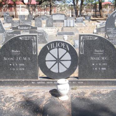 VILJOEN J.C.M.A. 1909-1978 &amp; M.C. 1913-1995