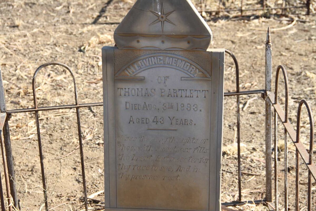 BARTLETT Thomas -1893