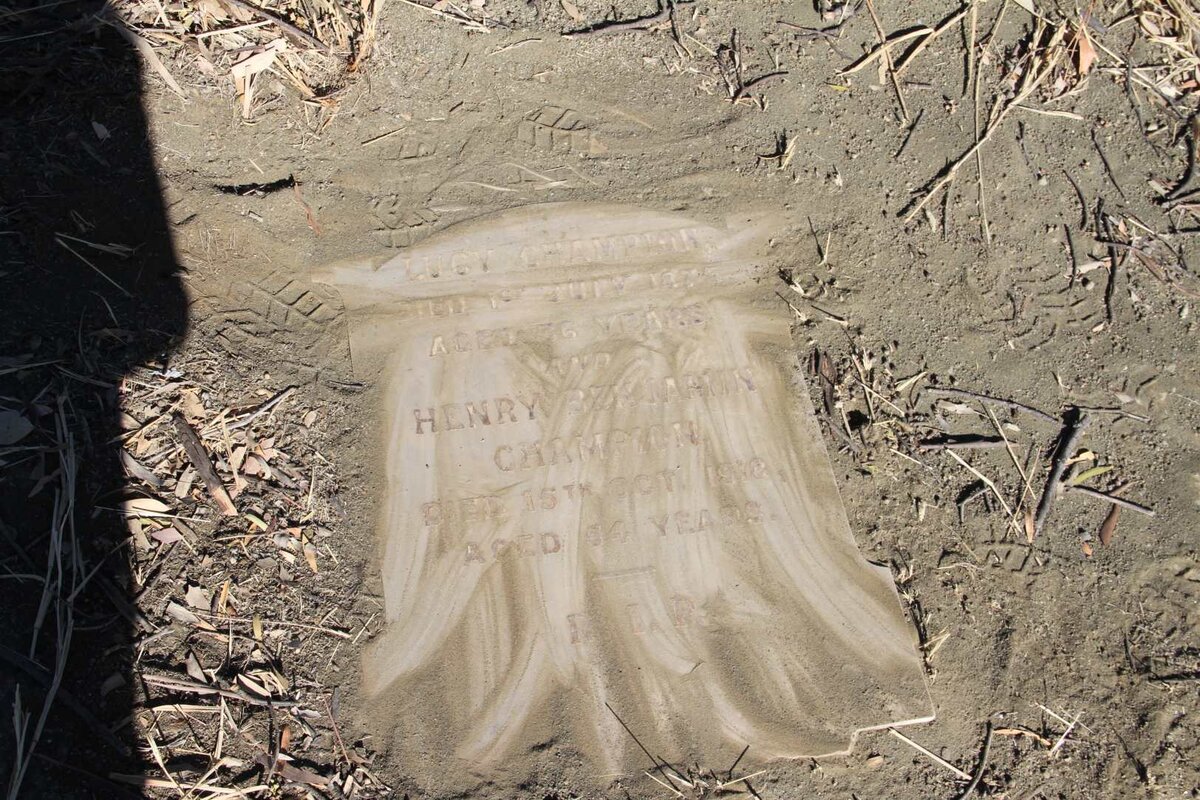 CHAMPION Henry Benjamin -1918 :: CHAMPION Lucy  -1875