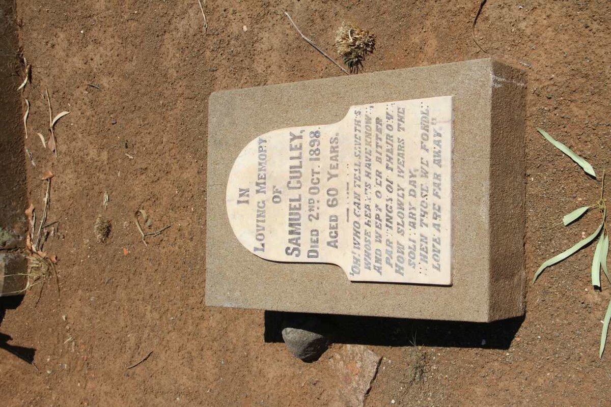 CULLEY Samuel  -1898 &amp; Wilhelmina -1901