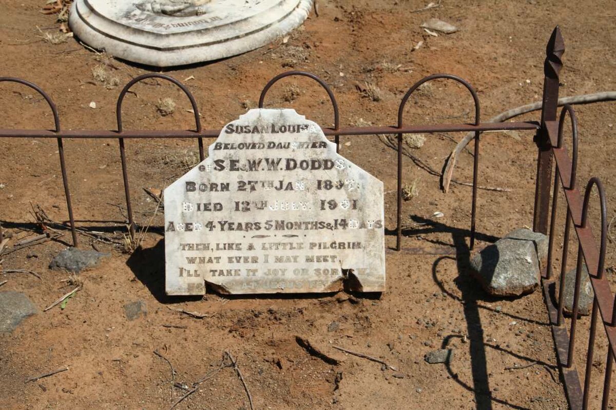 DODDS Susan Louisa 1897-1901