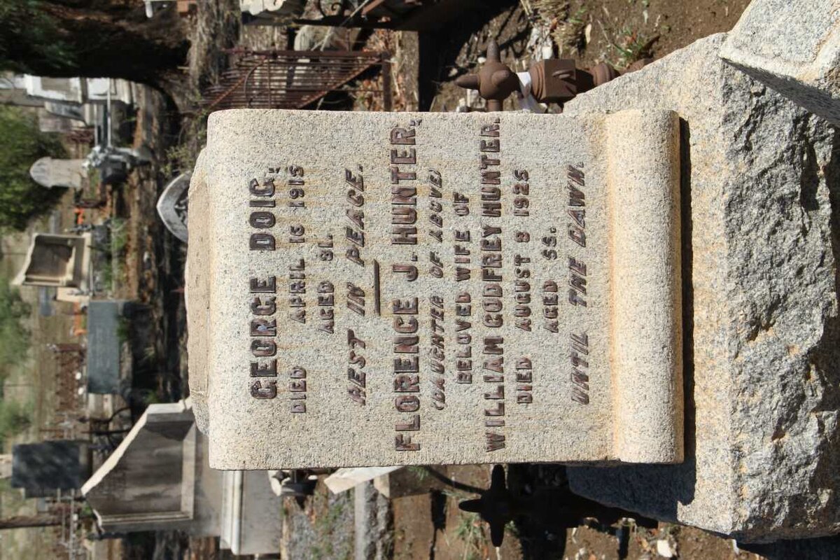 DOIG George -1915 :: HUNTER Florence J. nee DOIG  -1925