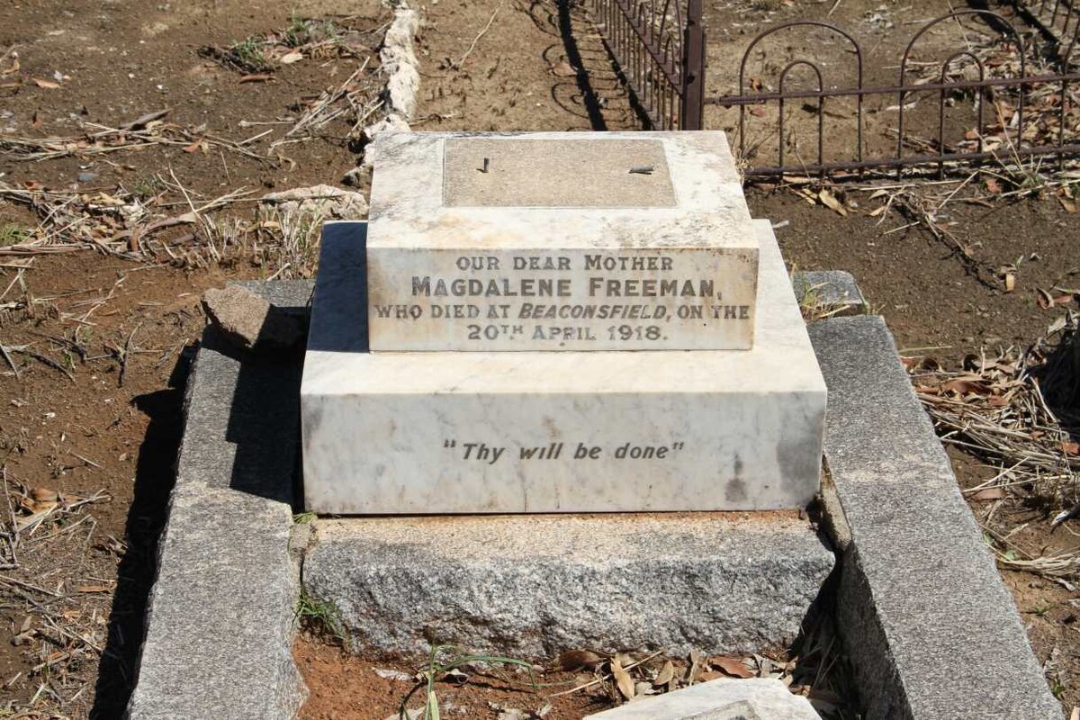 FREEMAN Magdalene  -1918