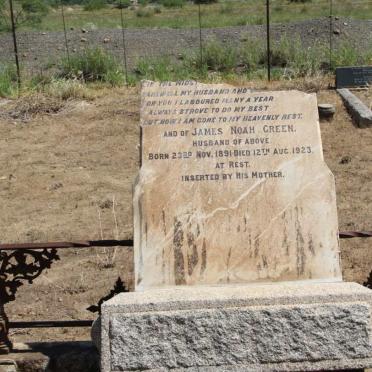 GREEN James Noah 1891-1923 &amp; Verniedean Kathleen -1918