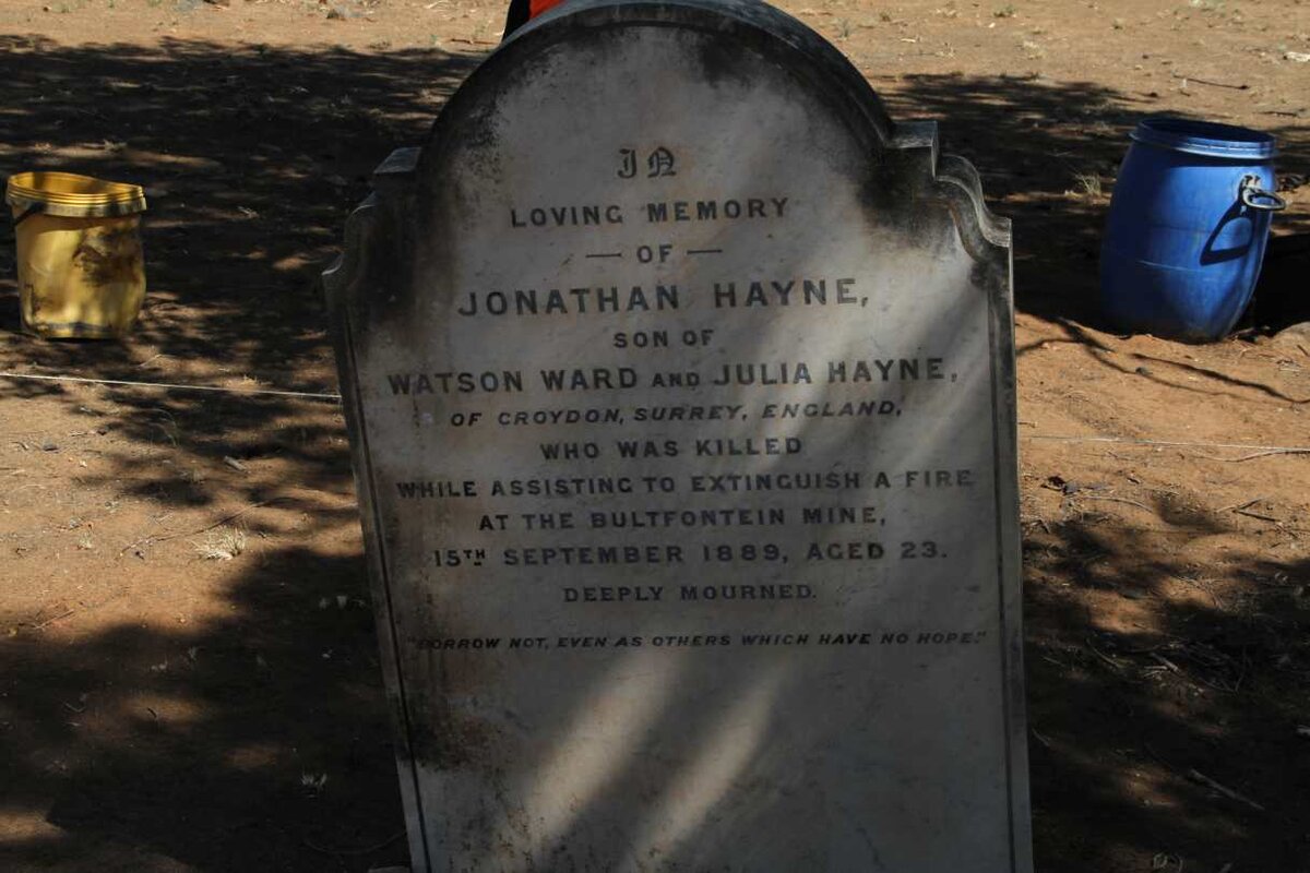 HAYNE Jonathan -1889