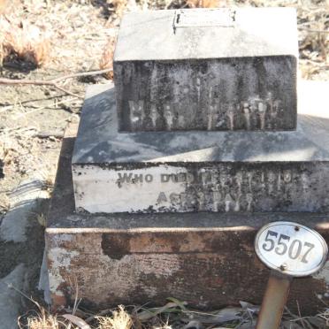 HARDY Mary 1910-1910