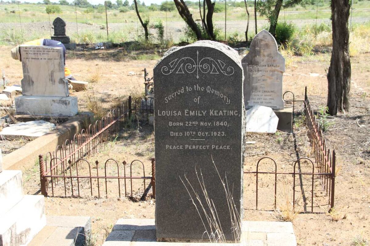 KEATING Louisa Emily 1840-1923