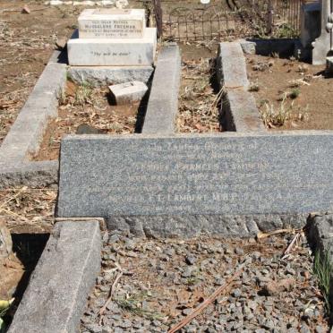 LAMBERT Ethel Frances -1921 :: LAMBERT Neville F.L. -1947