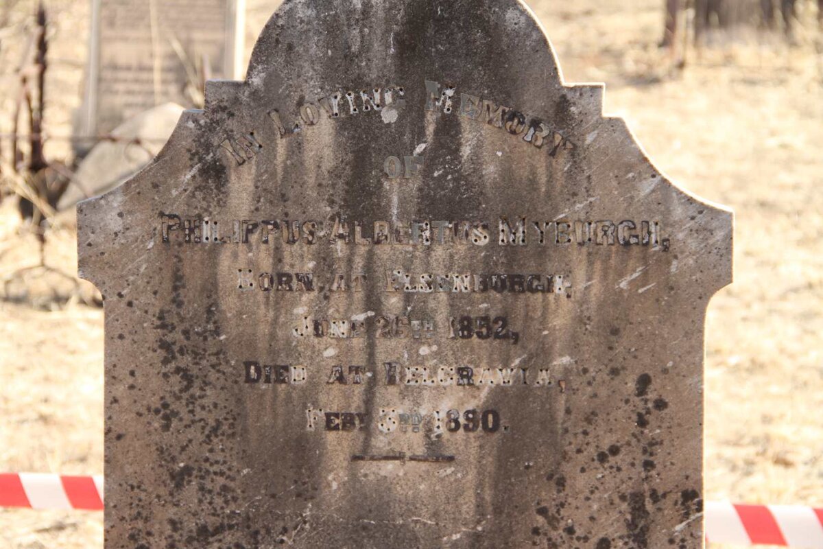 MYBURGH Philippus Albertus 1852-1890