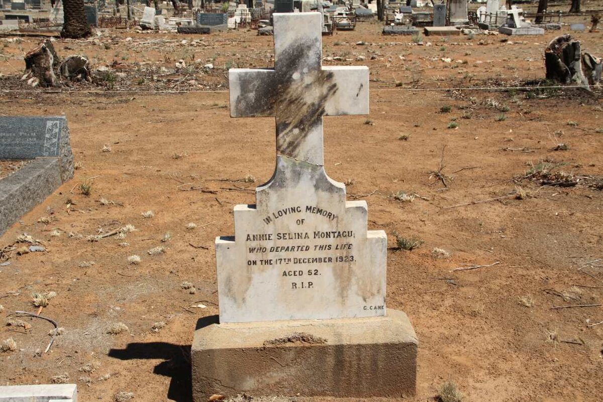 MONTAGU Annie Selina  -1923