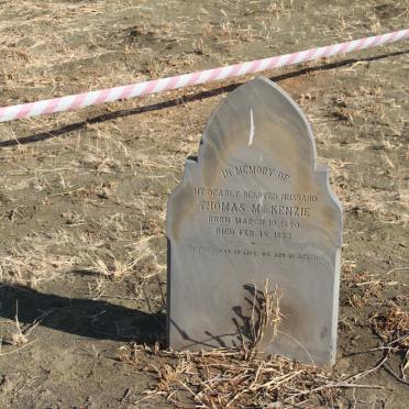 McKENZIE Thomas 1840-1883