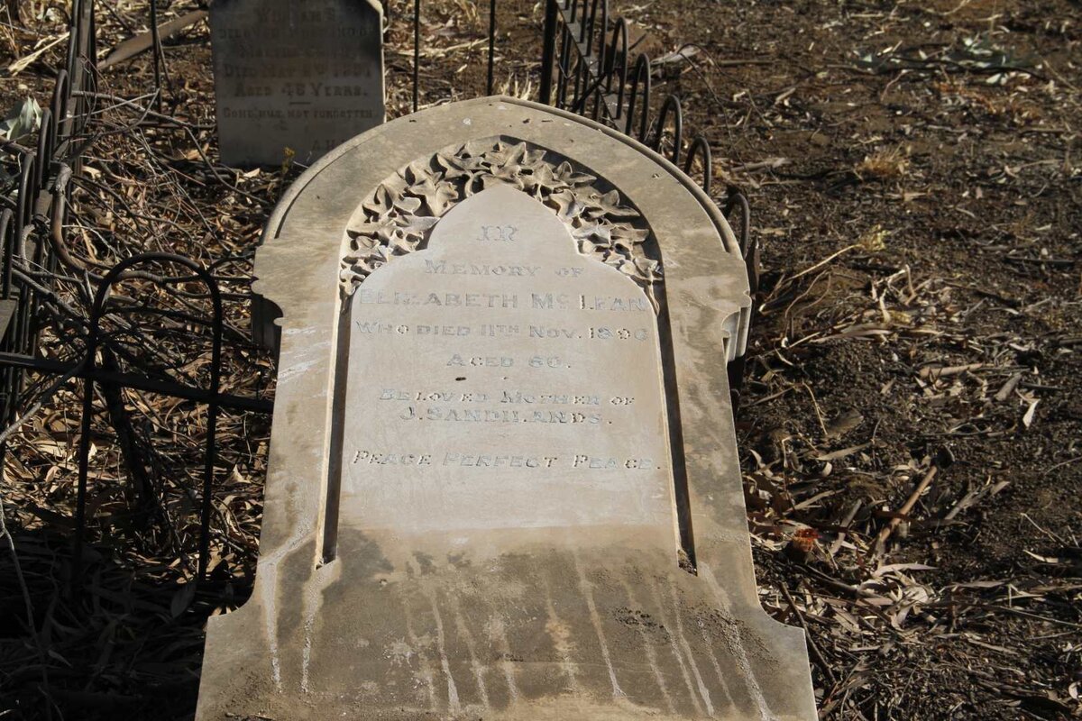 McLEAN Elizabeth -1896