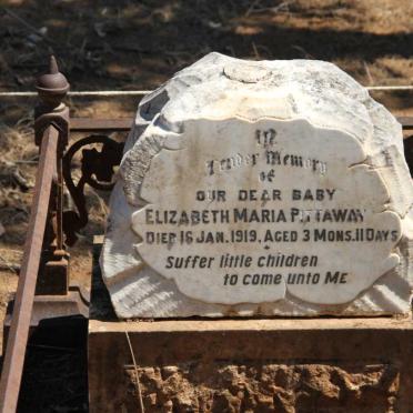 PITTAWAY Elizabeth Maria  -1919