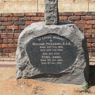 PICKERING William 1856-1933 &amp; Ethel Annie 1868-1937