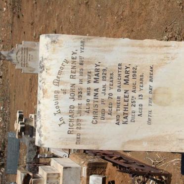 RENNEY Richard John -1935 &amp; Christina Mary -1929 :: RENNEY Kathleen Mary -1902
