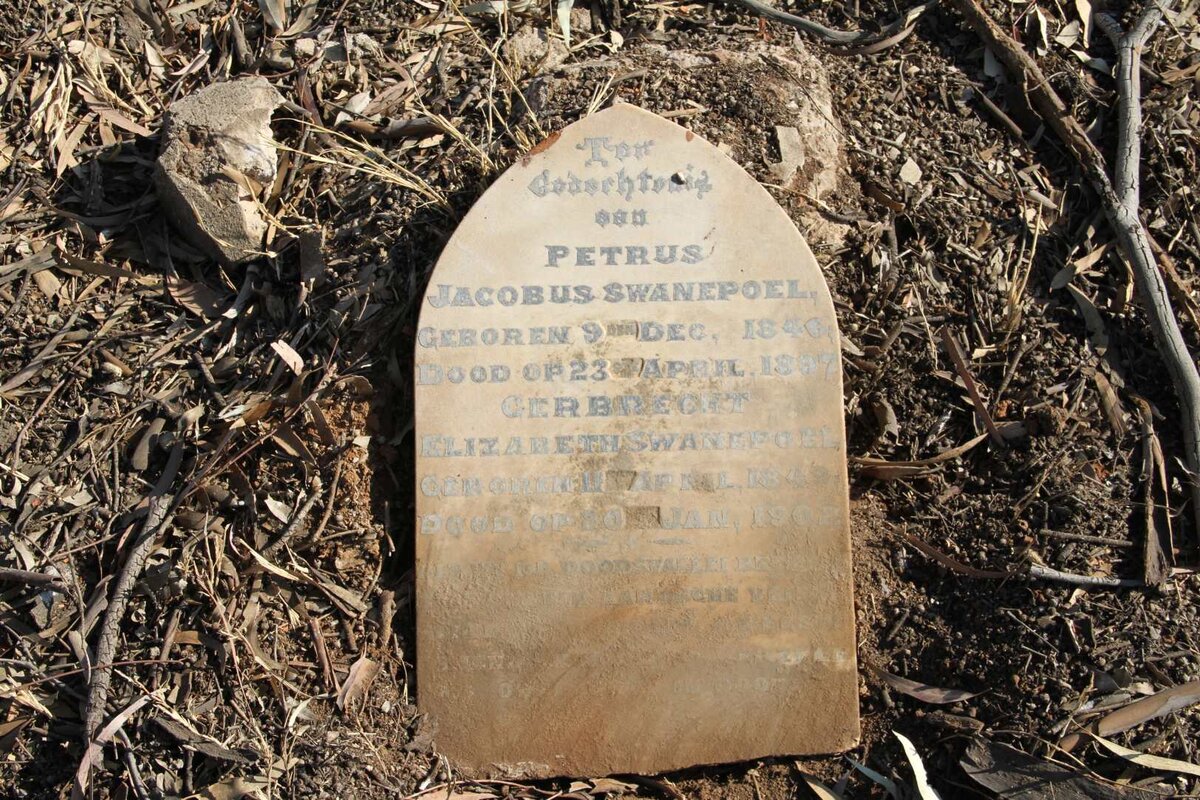 SWANEPOEL Petrus Jacobus 1846-1897 &amp; Gerbrecht Elizabeth 1849-1902