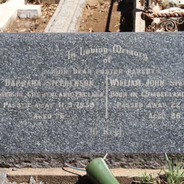 STEPHENSON William John -1942 &amp; Barbara -1938