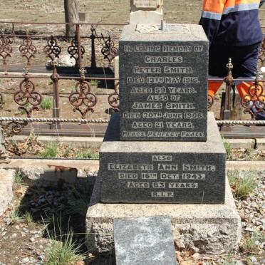 SMITH Charles Peter -1915 :: SMITH James -1906 :: SMITH Elizabeth Ann -1943