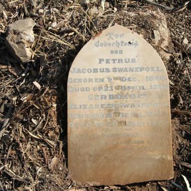 SWANEPOEL Petrus Jacobus 1846-1897 &amp; Gerbrecht Elizabeth 1849-1902
