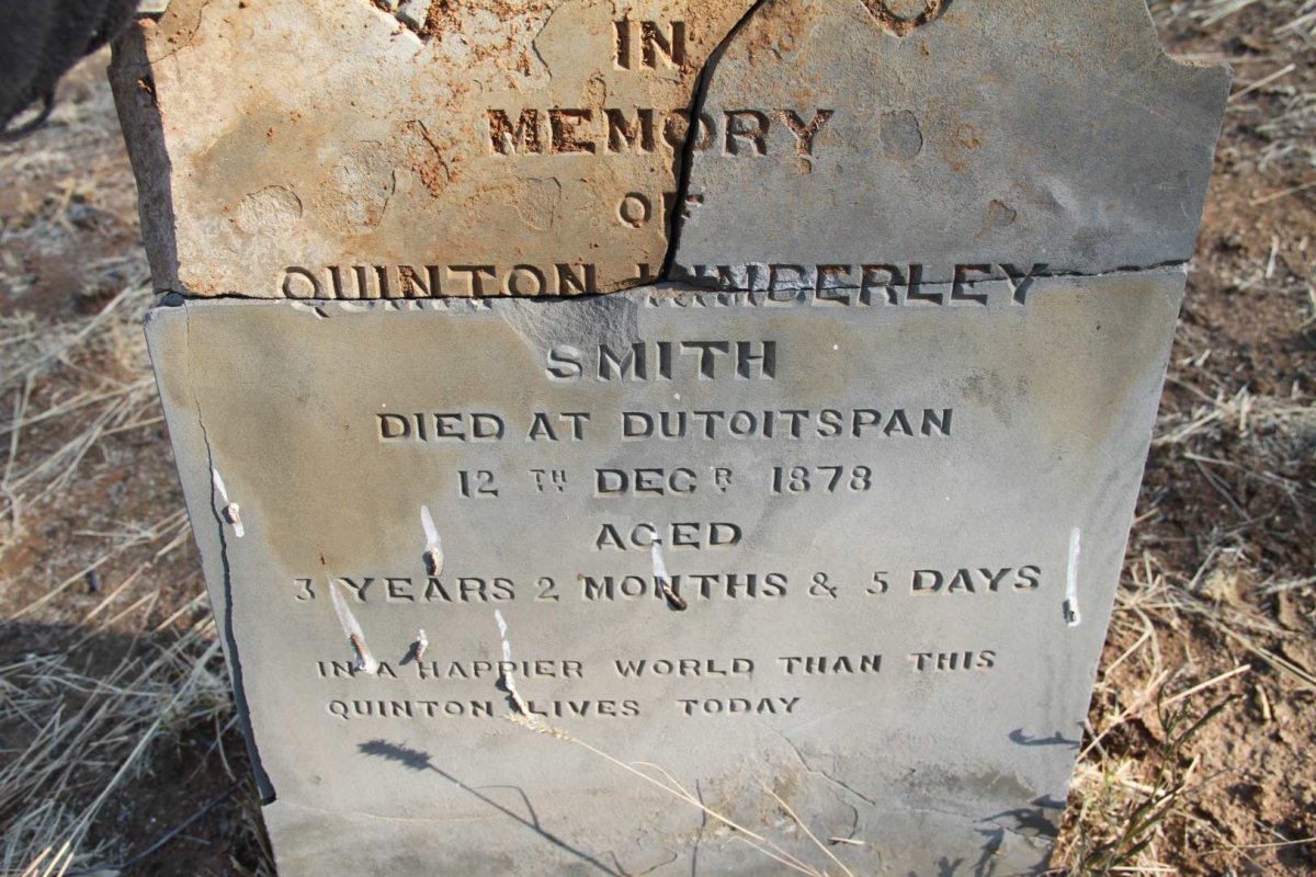 SMITH Quinton Kimberley  -1878