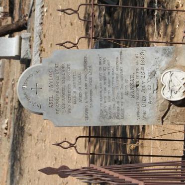 TAYLOR Abel -1882 :: TAYLOR Hannah -1893