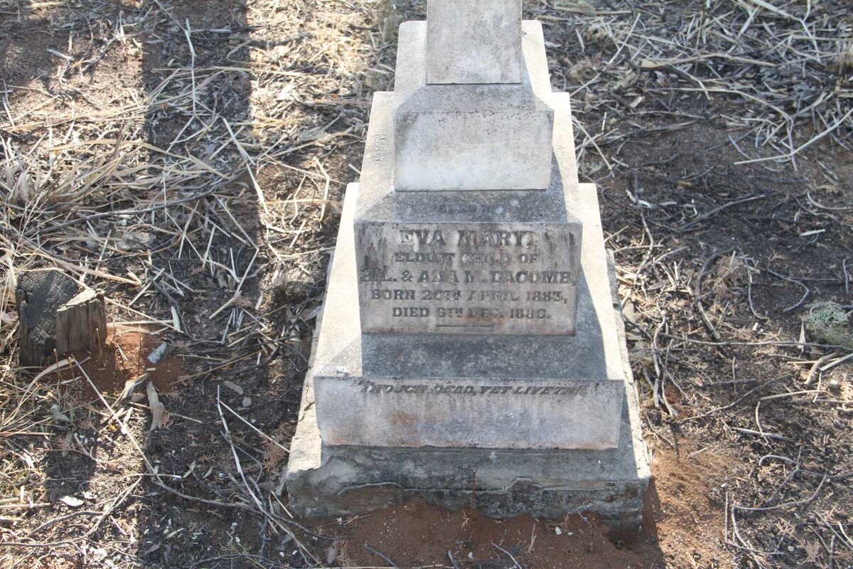 DACOMB Eva Mary 1883-1886