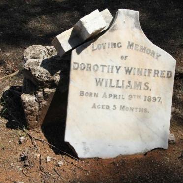 WILLIAMS Dorothy Winifred  -1897