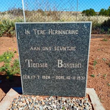 BOSMAN Tiensie 1928-1931