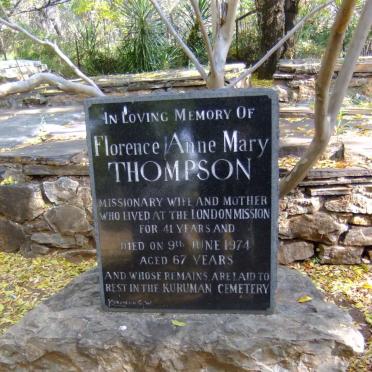 THOMPSON Florence Anne Mary -1974