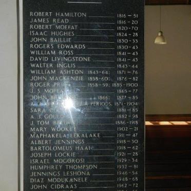 07. London Missionary Society Kuruman