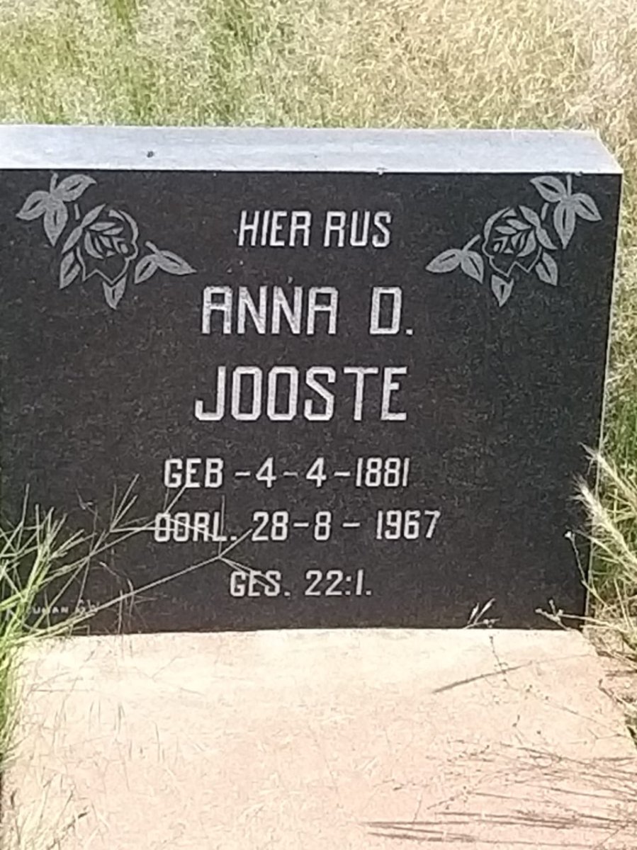 JOOSTE Anna D. 1881-1967