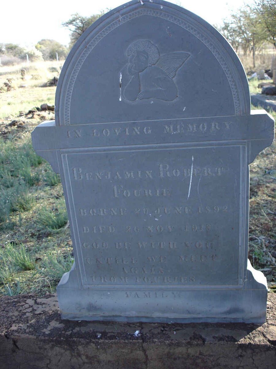 FOURIE Benjamin Robert 1892-1913