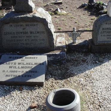 WILLMORE Gerald Howson 1891-1928 :: WILLMORE Harold James Arthur 1922-1936 :: WILLMORE Gladys Wilhelmina 1900-1966