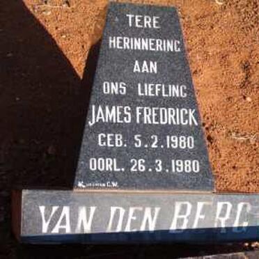 BERG James Fredrick, van den 1980-1980